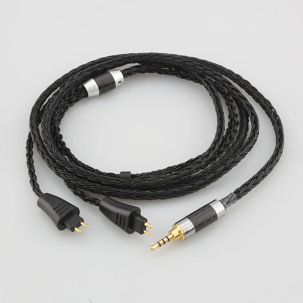 

HIFI 16 Core 7N OCC Black Headphone Replace Upgrade Earphone Cable For FOSTEX TH900 MKII MK2 TH-909 TR-X00 TH-600 Headset