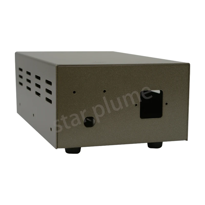 Ferro Aluminum Power Amplifier Case, Power Supply Chassis, Preamp Shell, DIY Box, Audio Acessórios, 154*250*100mm