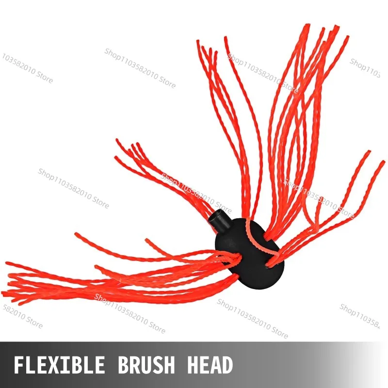 39in Chimney Sweep Kit, Nylon Chimney Rods & Brush Head, Electric Drill Drive Sweeping Cleaning Tool for Fireplace Flue