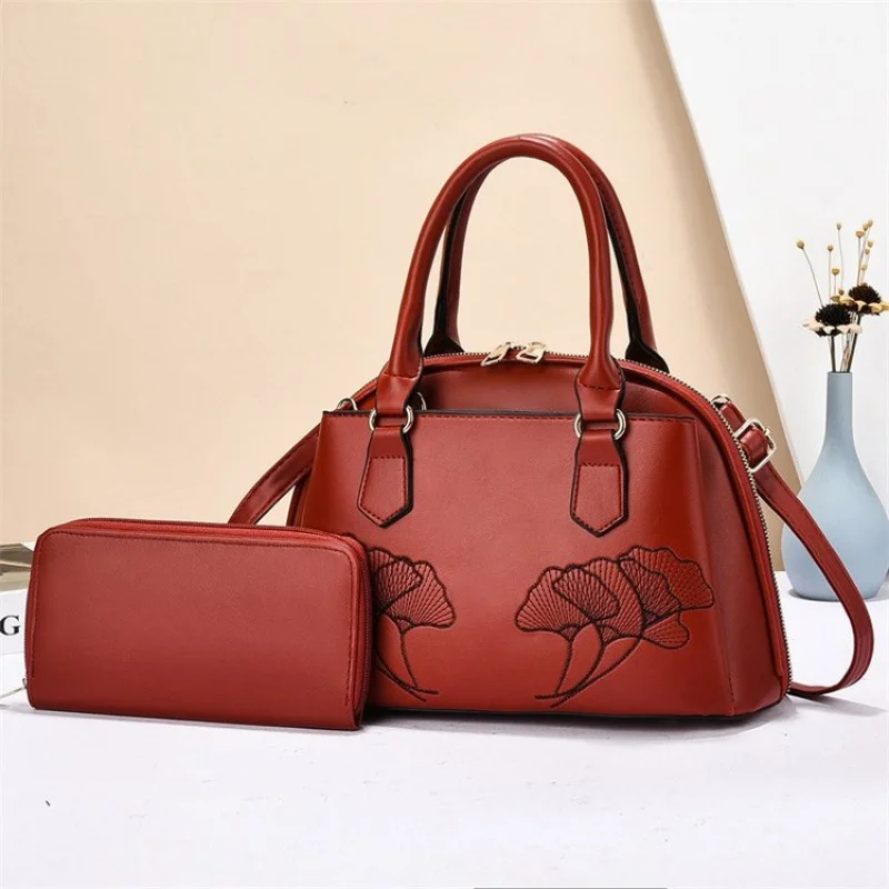 

Модная модная сумка-мессенджер с однотонным деловым стилем для отдыха, элегантная на ощупь и большой вместимости