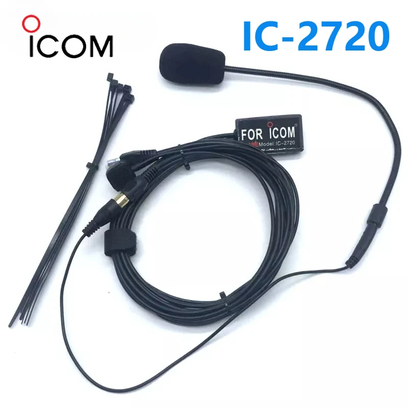 PTT Mic 8 Pin Finger Connector Hands-free Microphone for ICOM  IC2200H IC2720 IC2820 IC2730 IC-V8000 IC2730E Car Mobile Radio