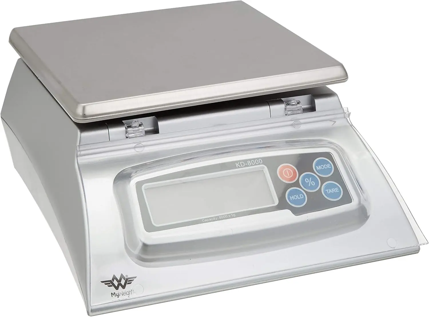 

Precision Kitchen Scale with Large LCD Display, Silver - Accurate Baking and Cooking Measurements