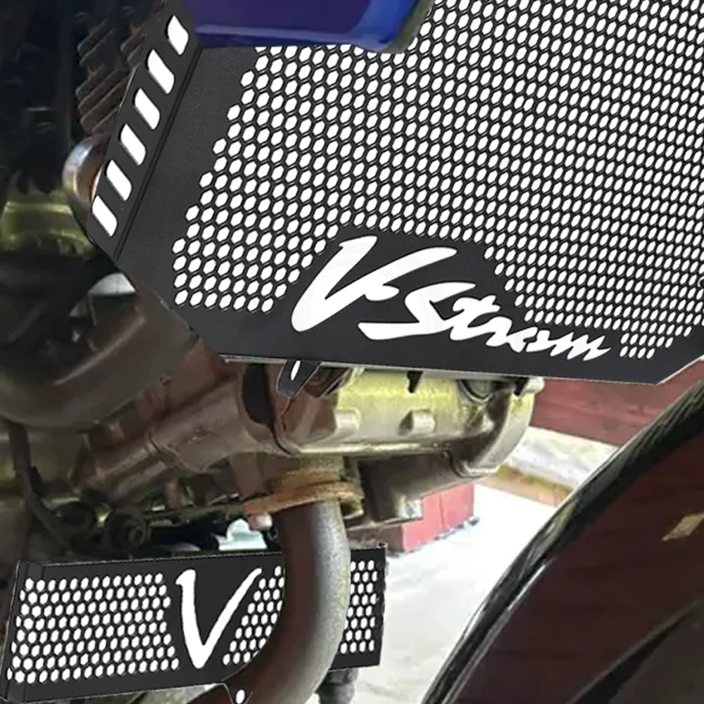 

For Suzuki V-STORM 650/VSTORM 650/DL 650 VSTROM650 2004-2011 Motorbike Accessories Radiator Grille Guard Cover Fuel Tank Protect