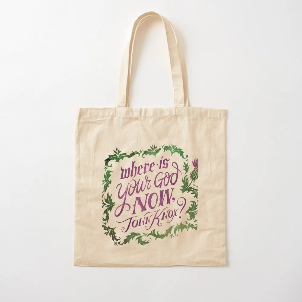 Where Is Your God Now John Knox Tote Bag