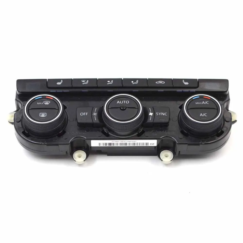 Panel de Control de Aire Acondicionado para Automóvil, Procesado con Precisión, 5G0 907 044 CFW, Conjunto de Panel de Aire Acondicionado