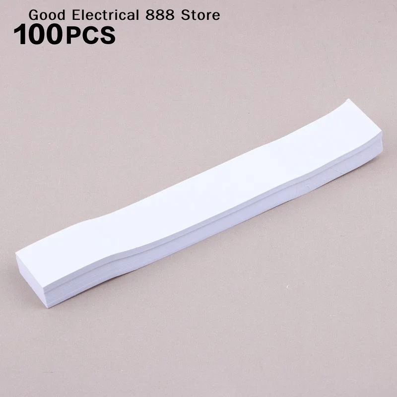 【GE】100pcs Money Bands Self-adhesive Tear Resistant Self Sealing Cash Straps Professional White Money Wrappers For Supermarkets