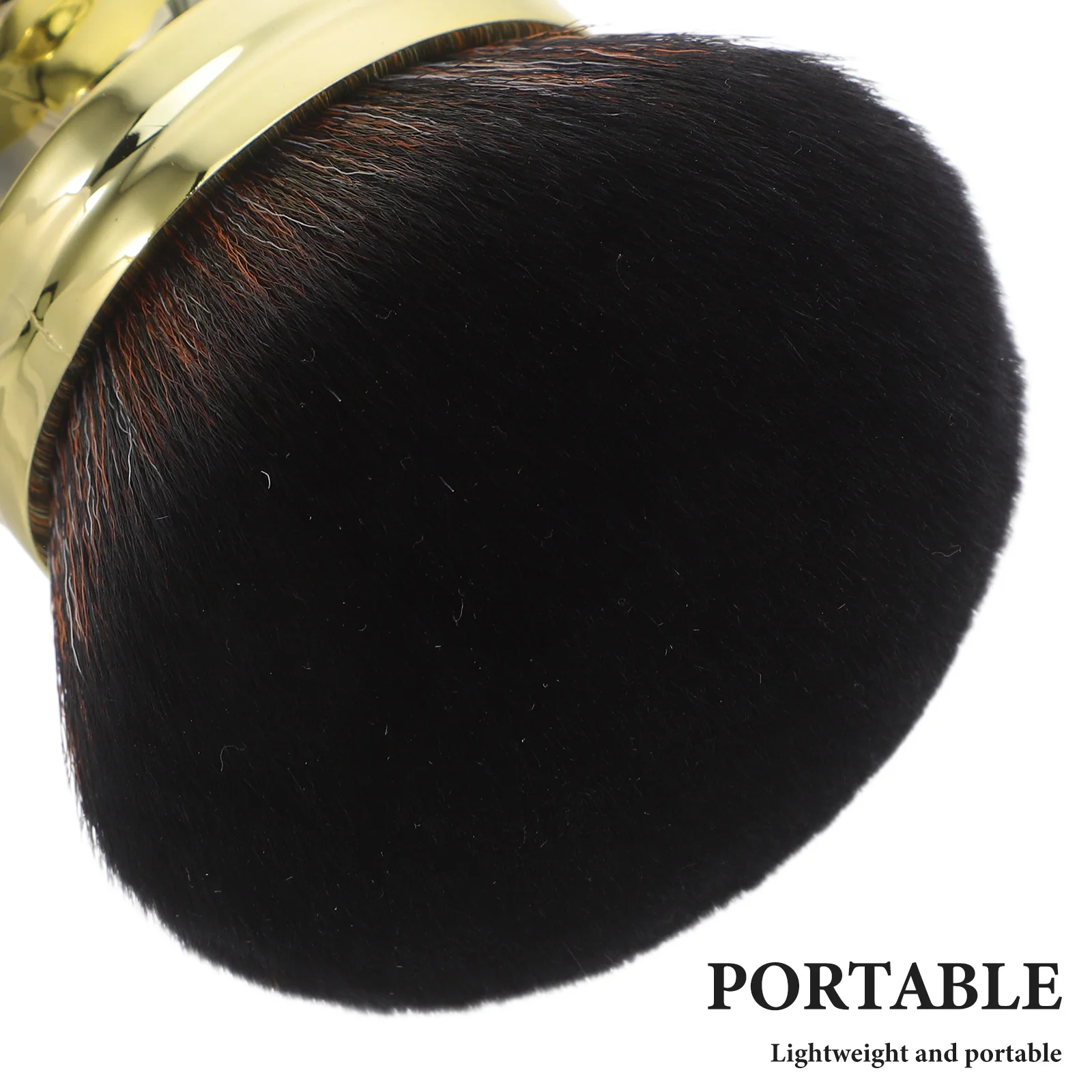Paddestoelkop Reisformaat Multifunctionele Poeder Blush Borstel Zachte Dichte Haren Foundation Brush Draagbare Make-up Tool