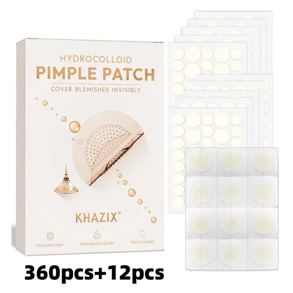 بقع حب الشباب المختلطة الغروانية المائية غير مرئية المخفي سعة كبيرة تنفس التصحيح حب الشباب غطاء بقع العناية بالبشرة #5