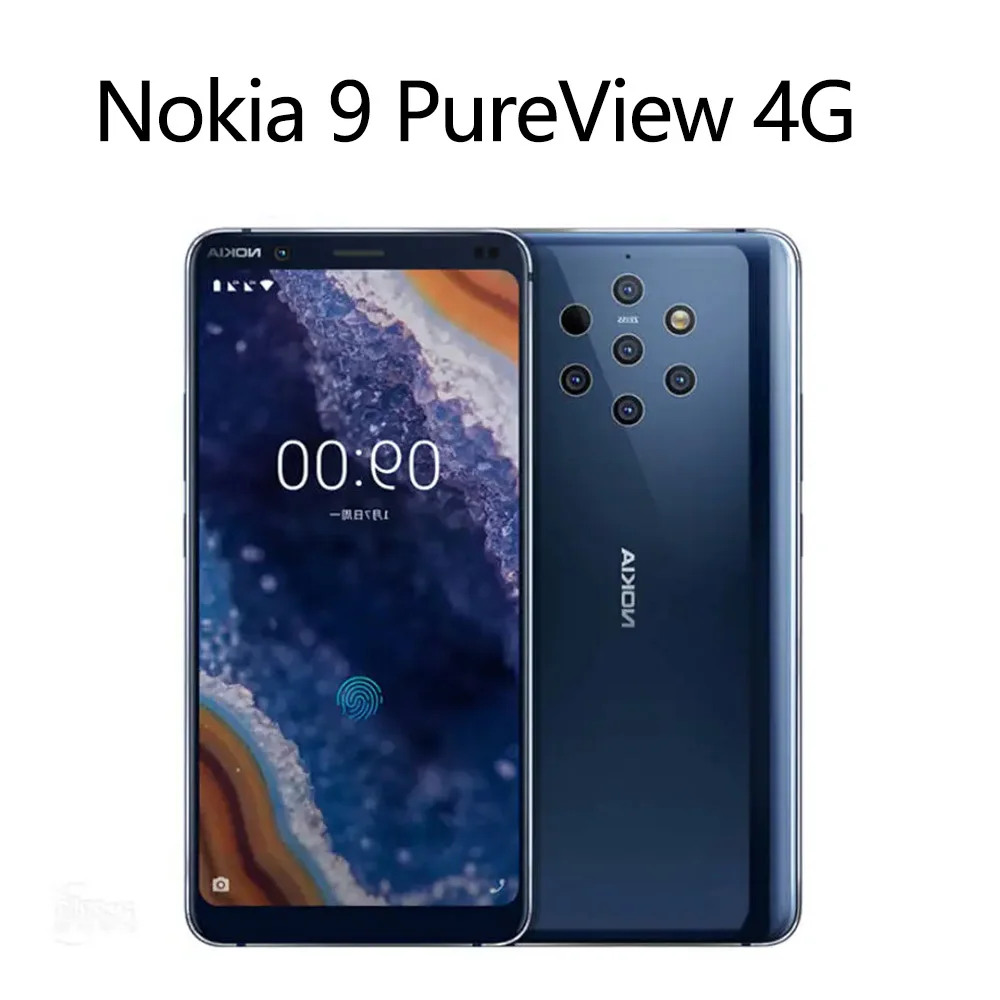 Nokia 9 PureView 4G CPU Qualcomm Snapdragon 845 12MP Cameraoriginal SmartPhone Battery capacity 3320 mAh Used phone