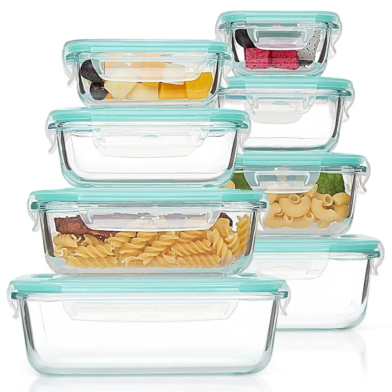 Glass Lunch Box, Microwave Oven Heating Special Bowl with Lid, Office Workers Bring Rice Insulation, Bento Box, Lunch Box Cover