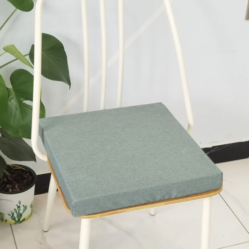 Waterproof Cushion Solid Color Seat Cushion Removable Tatami Mat Home Office Garden Decoration Chair Cushion 40x40 48x155