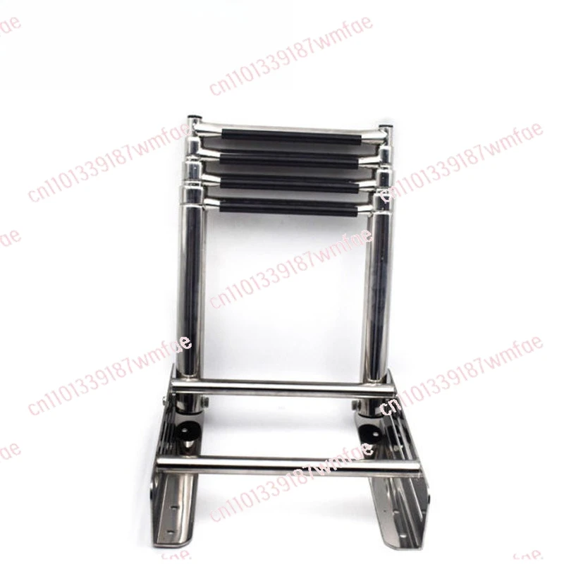 4 high strength slide stainless steel deck ladder marine ladder telescopic ladder steamship yacht 5