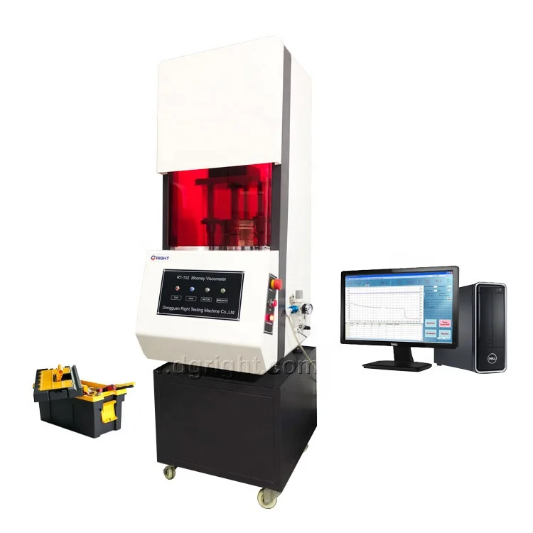 High Quality Computerized ASTM D1646 Rubber Mooney Viscosity Test Factory Rubber Mooney Viscometer Price