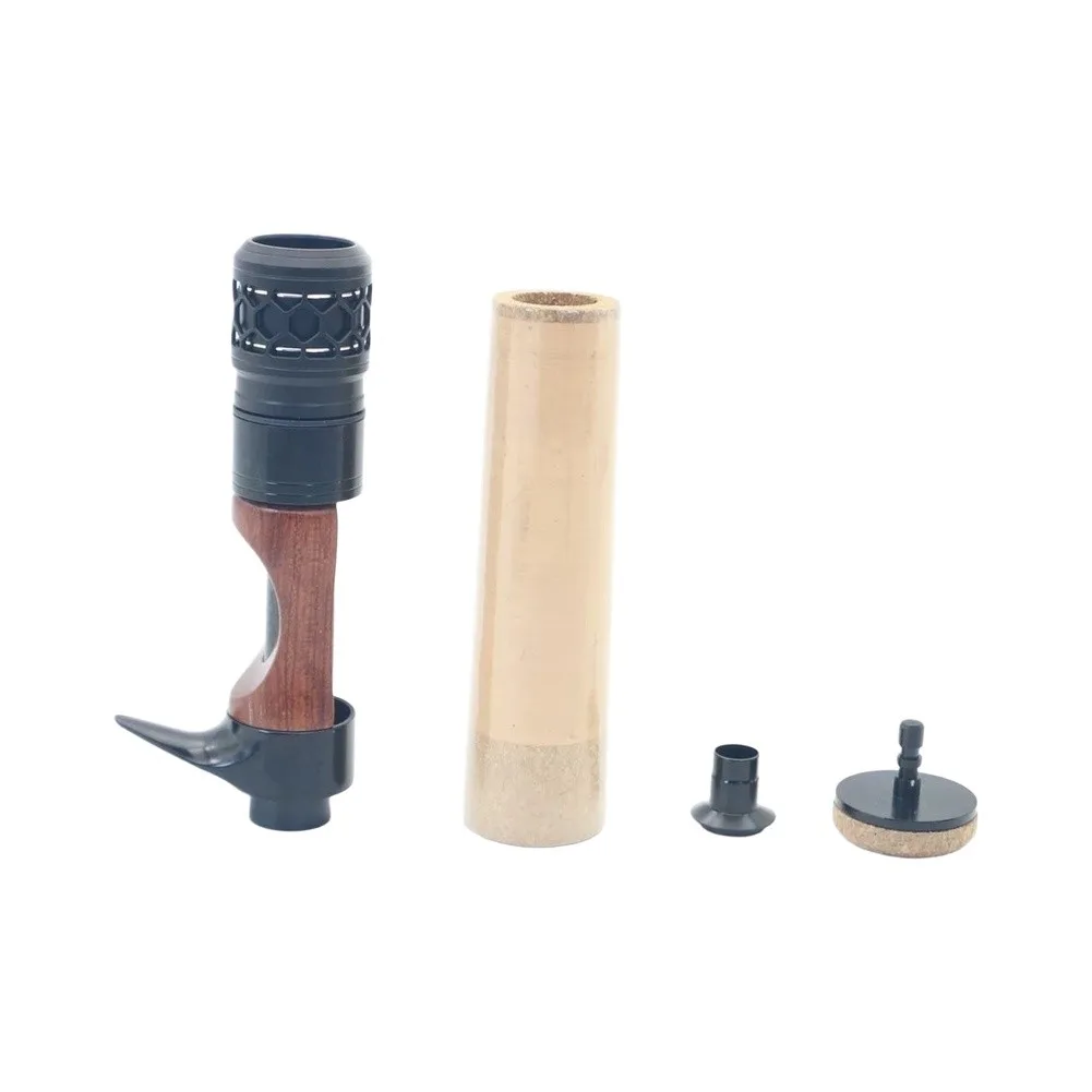 DIY For BFS Rod Handle Kit Hollow Wood Reel Seat Cork Grip Tube Front Rear For Fishing Rod Building Repair Parts Accessories view 3