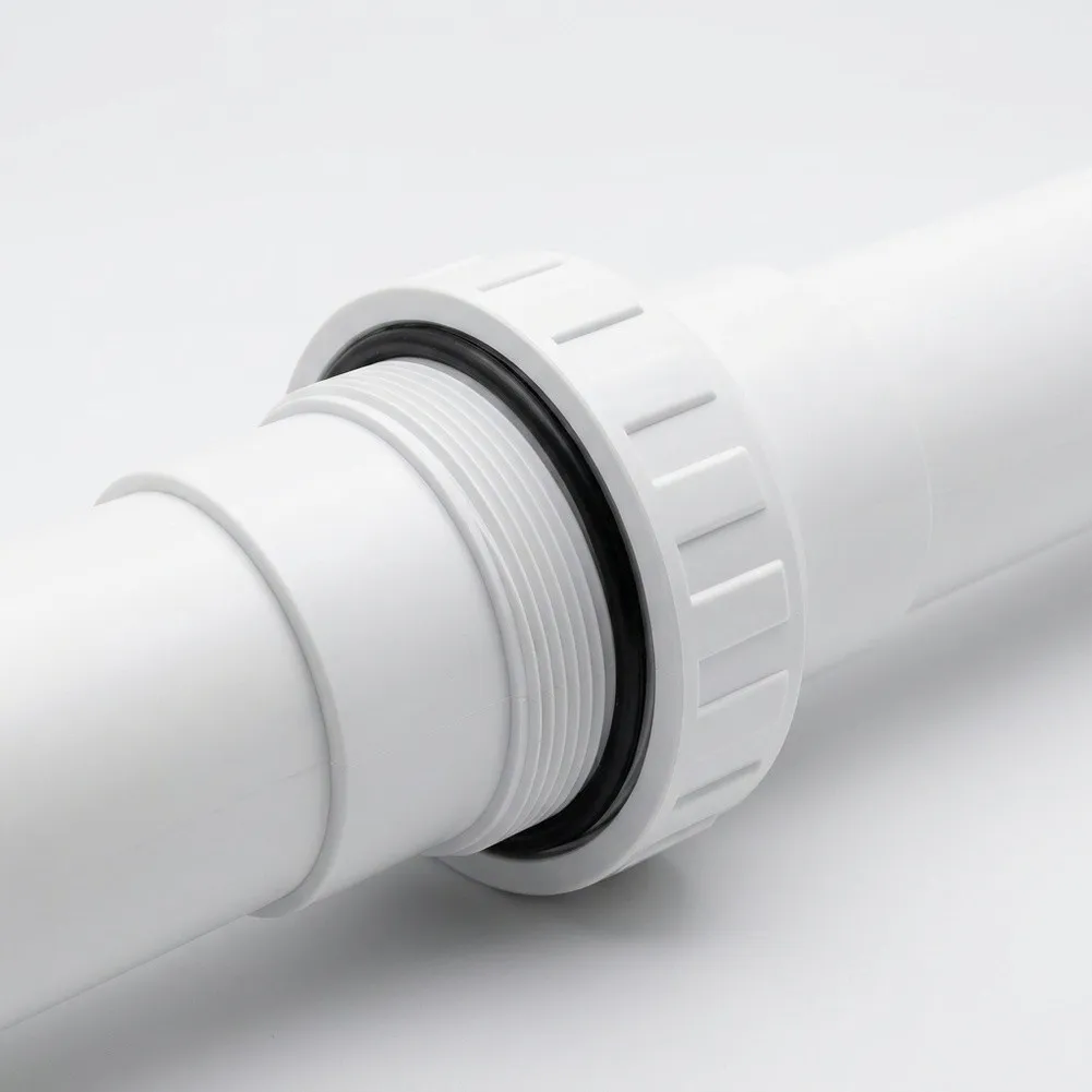 Pool Sand Filter Quick Connect Union with Male Thread Designed for 1.5 inch and 2 inch PVC Pipe Compatibility and Functionality