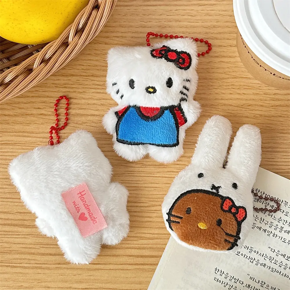 Leuke Cartoon Hello Kitty Kat Snapper Konijn Pluche Pop Hanger Tas Accessoires Sleutelhanger Kid Speelgoed In Tas Hanger Vriendin Gift