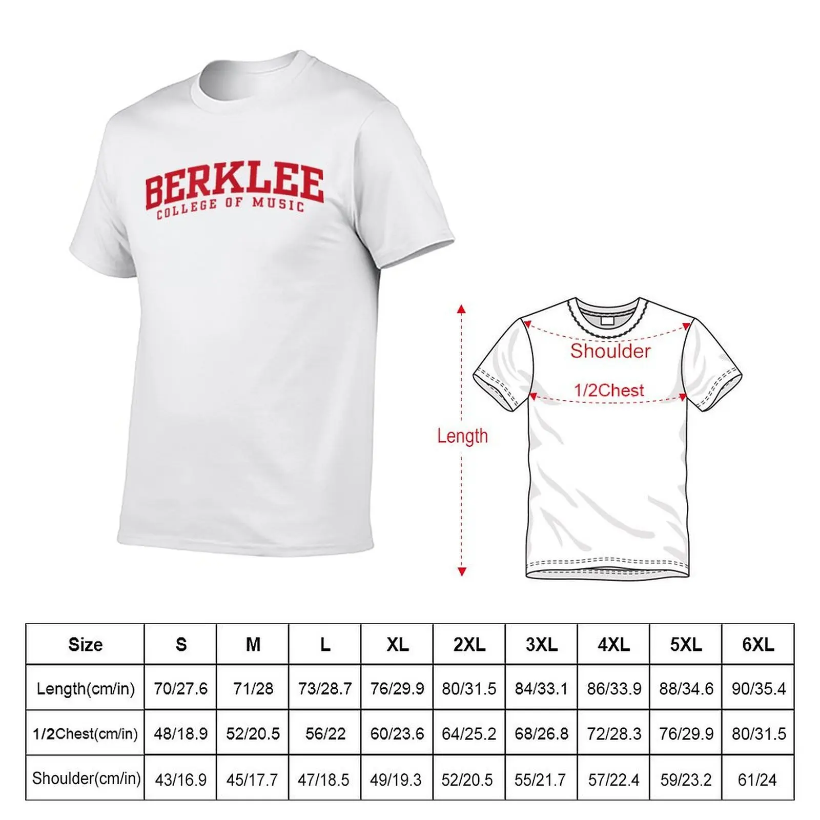 Berklee College of Music T-Shirt man t shirt cotton funny t shirts dark humor T-Shirt - Image 5
