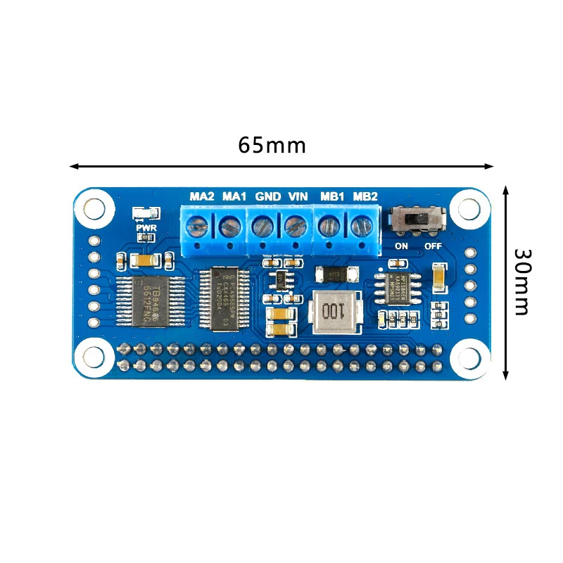 Raspberry Pi 4th Generatie 3b + TB6612FNG Uitbreidingskaart Dc Motor Drive Board I2C Interface Module