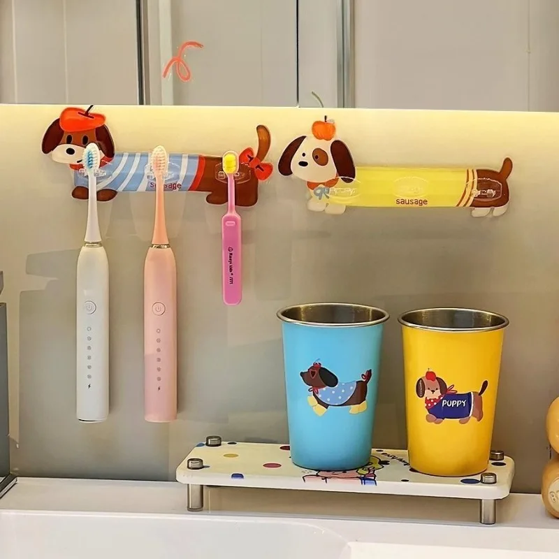 Toothbrush Rack Wall Hanging Wall Non-punching Electric Toothbrush Rack