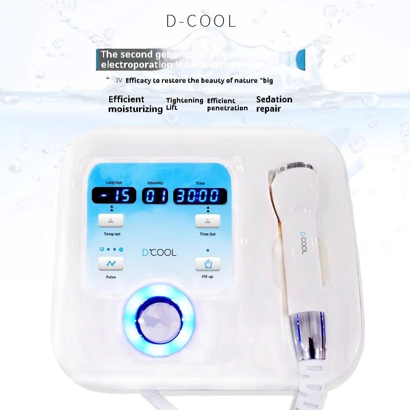 Ice Conduction Instrument DOOL Hot  Cold Therapy Electrophoresis Instrument Ice Hammer Pore Treatment Radio Frequency Firming