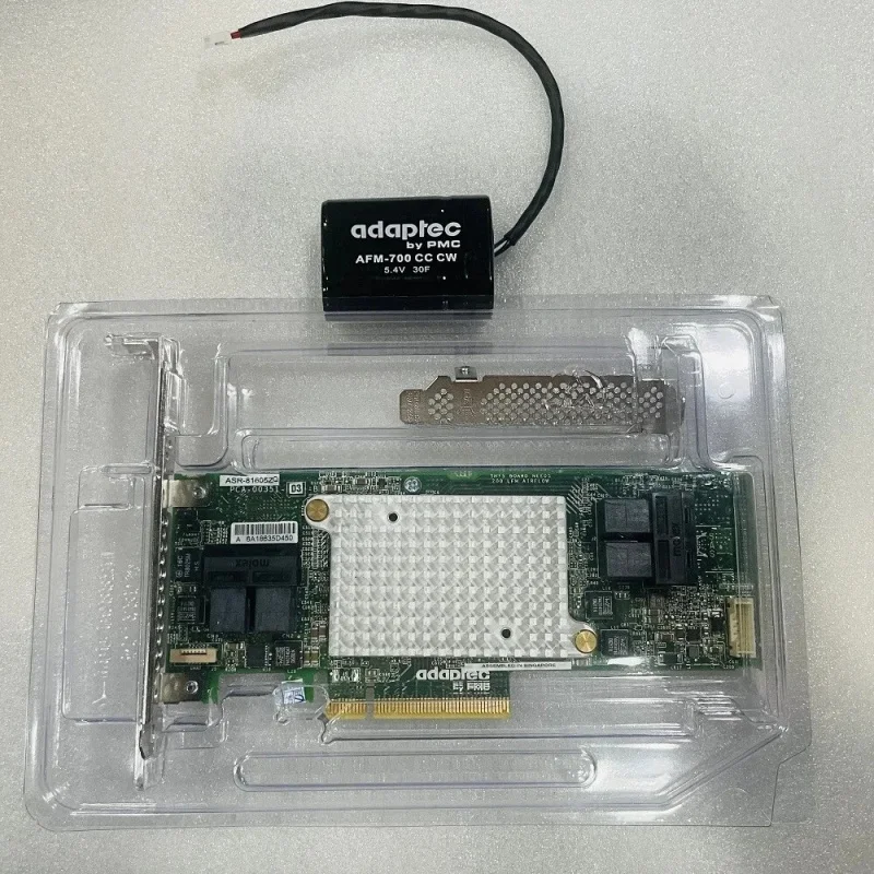 ASR-81605ZQ 12G SAS 16 Port 1GB Cache PCIe x8 RAID Controller + Battery -