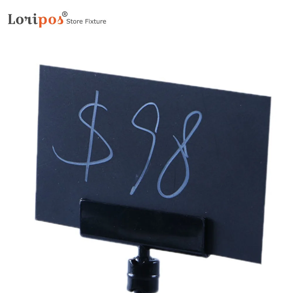 A6 Bakery Black Chalk Board | Price Tags Small Chalkboard Card Buffet Food Labels Sign Holder Clip Loripos