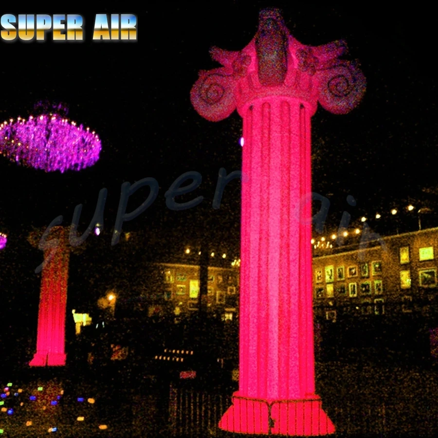 The portable party decoration lighting inflatable column is used for site lighting entertainment party