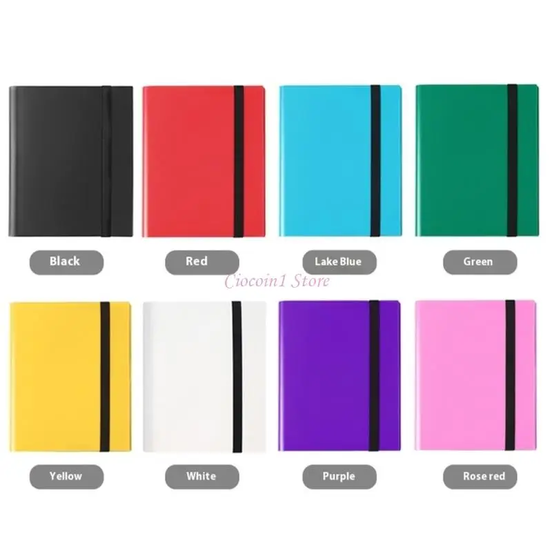 Carte cartes carte Y1UB 360 Carte Scrapbook avec poche claire pour l'album Organisateur stockage cartes jeu à
