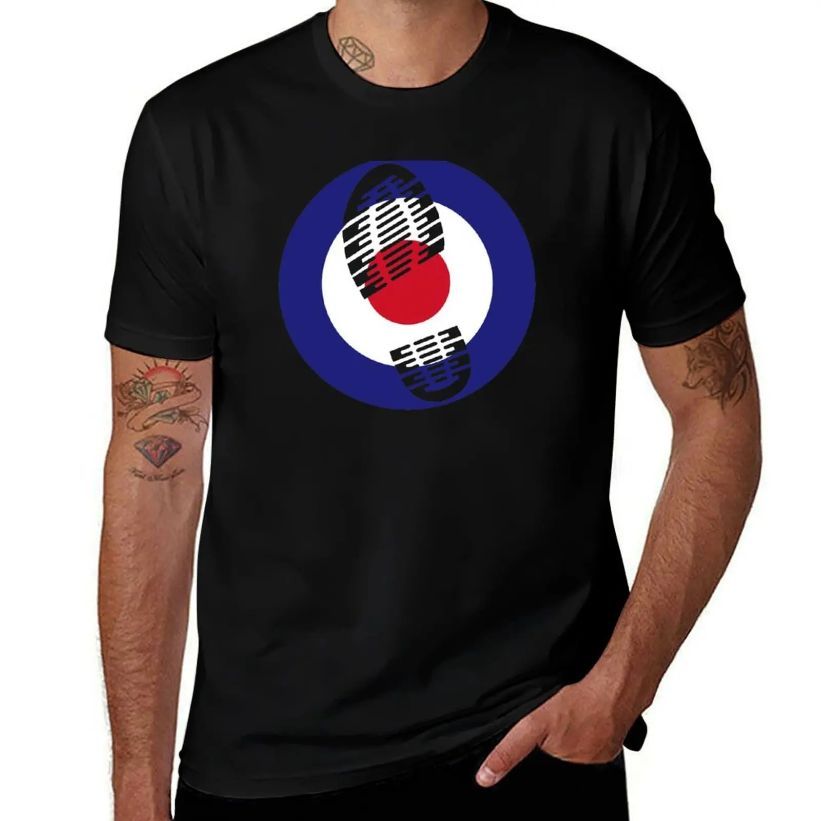 

Bootprint [Skinhead roundel] T-Shirt t shirts for man graphic funny essential t shirt t shirts for man cotton soft T-shirt