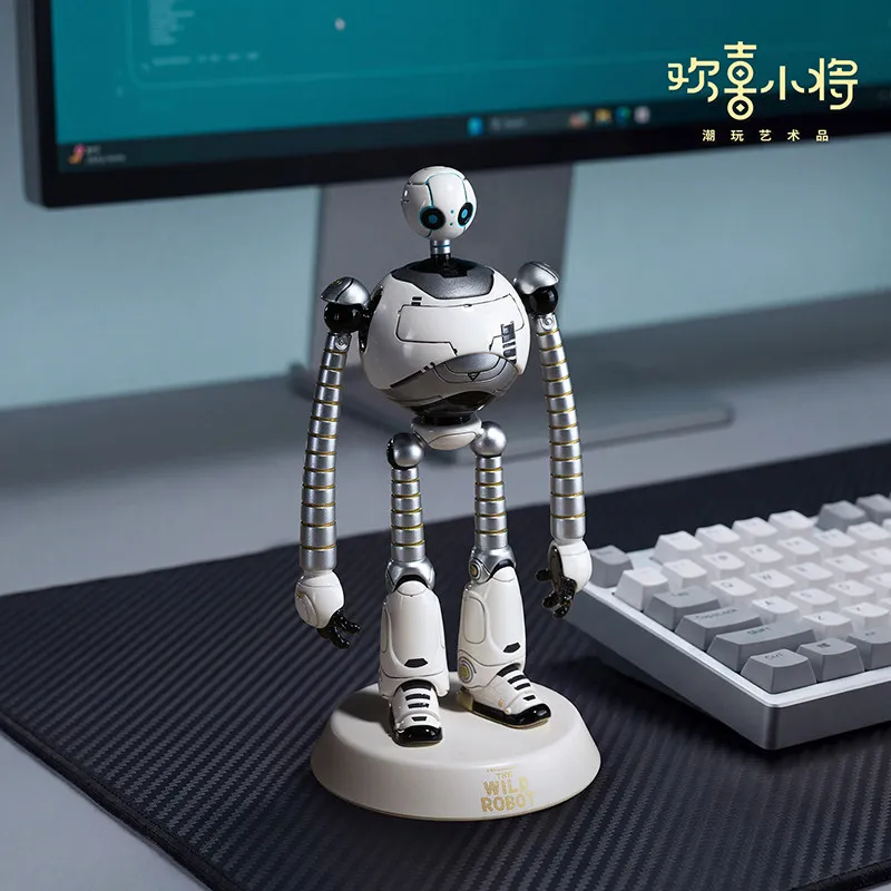 Коллекционная фигурка Huanxi Xiaojiang The Wild Robot Roz, высококачественная ПВХ-статуэтка, настольное украшение, декор для дома