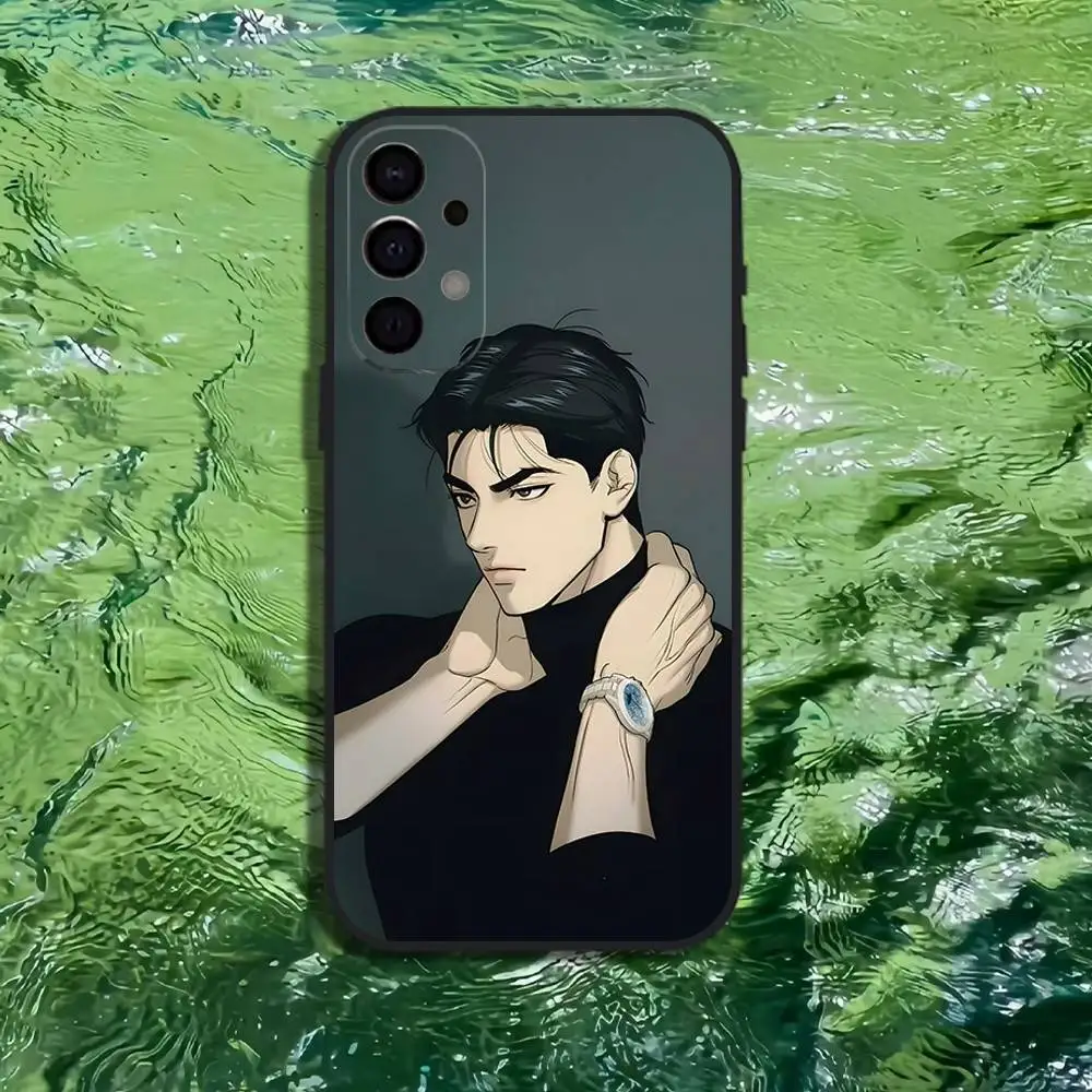 Joo Jaekyung Handyhülle für Samsung S25, S24, S21, S22, S23, S30, Ultra, S20, Plus, Fe, Lite, Note, 10,9,5G, schwarze Hülle