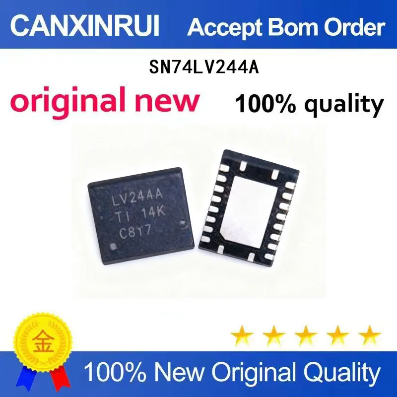 (5-100 Pieces) New SN74LV244ARGYR SN74LV244A LV244A SMT QFN-20 Logic Chip