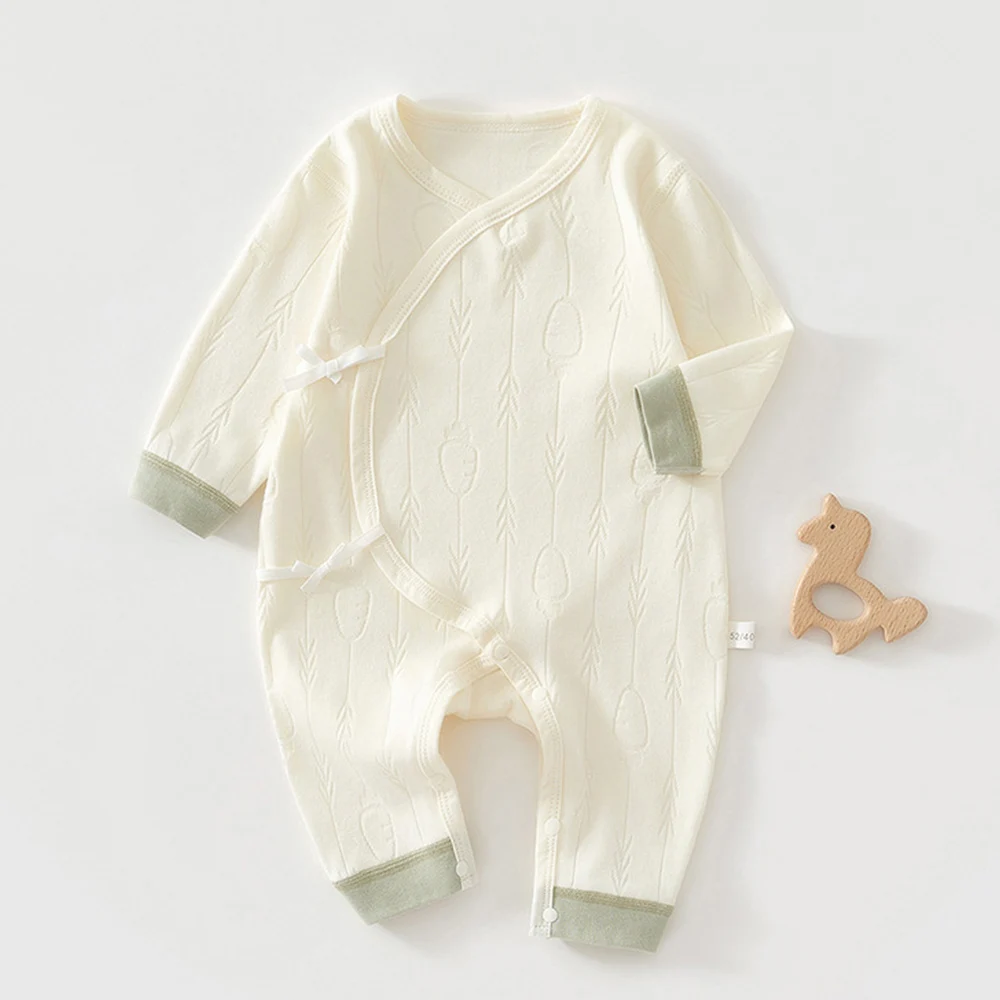 

Baby Jumpsuit Long Sleeve Cotton Spring Summer Air Conditioning Baby Clothes Newborn Hospital Baby GirlRompers 0 To 6 Months