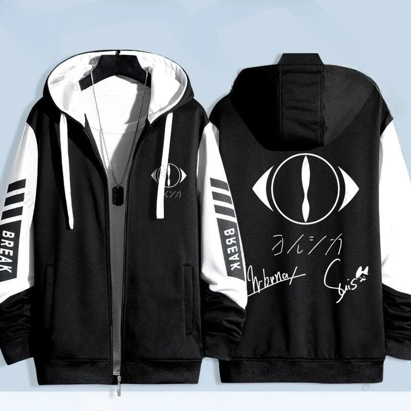 Yorushika n-buna suis música impressão 3d zip up moletom com capuz feminino/masculino streetwear hip hop zíper jaqueta com capuz agasalho casual