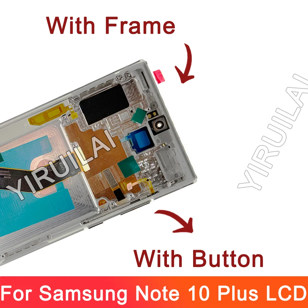 TFT Screen for Samsung Galaxy Note10+ N975F N976F Lcd Display Digital Touch Screen with Frame for Samsung Galaxy Note 10 Plus 5G