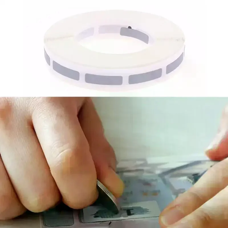 [300/500/1000 Pcs/roll Silver Gold Scratch Off Labels Stickers DIY Reward Scratch Card Film]