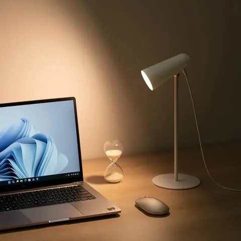 Настольная LED-лампа Mijia с зарядкой Type-C, многофункциональная 3-в-1 — фото модели