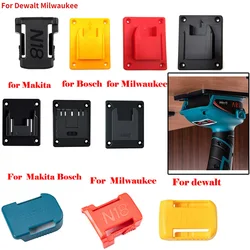 18V for Makita Battery Storage Holder Power Tool 18V Battery Wall Mount Bracket Cordless Drill Battery Holder Electric Tool