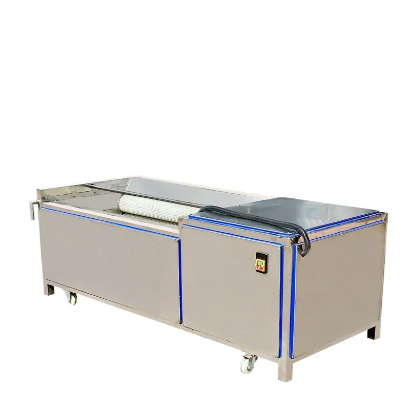 Horseshoe peanut ginger oyster commercial hair roller cleaning and peeling machine sweet potato carrot potato peeling machine