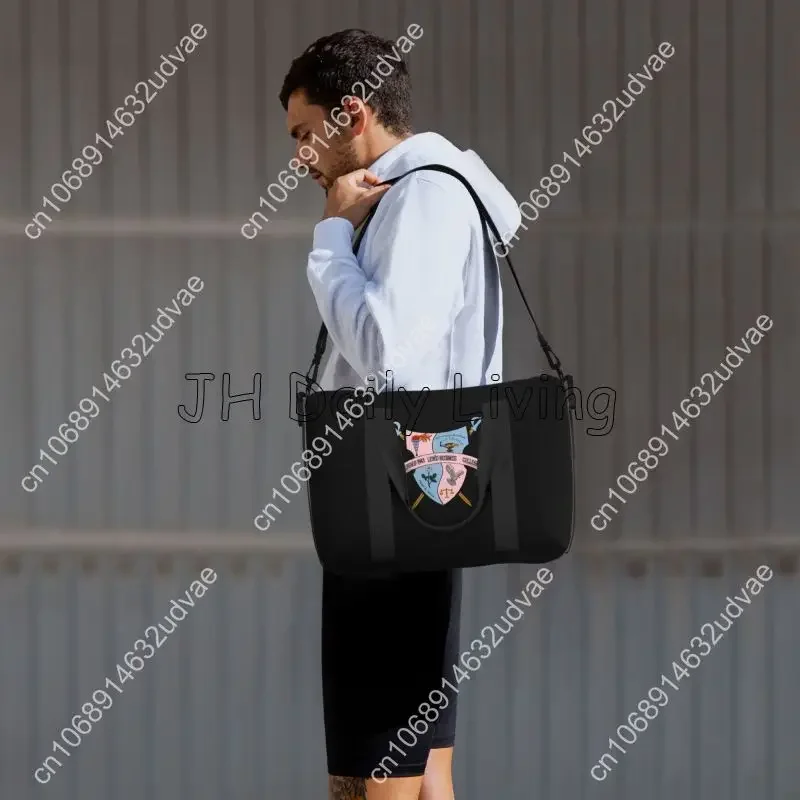 Tas Duffel Travel Gamma Phi Delta Print, Tas Tote Akhir Pekan Anti Air, Tas Jinjing Kapasitas Besar, Tas Bagasi Kabin