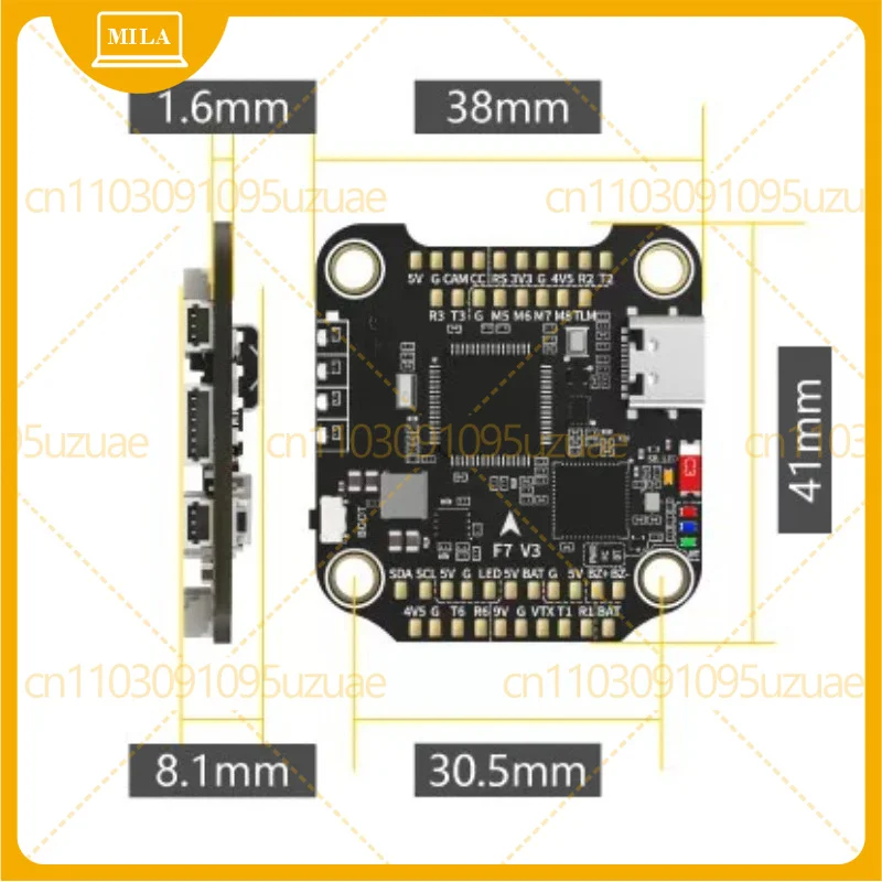 For SpeedyBee Stack F7 V3 BL32 50A Flying Tower F722 V3 Flight Control FPV Crossing Machine