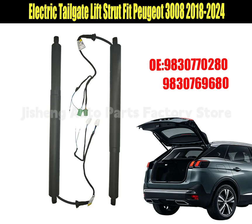 Rear Trunk Support Strut OE 9830770280 / 9830769680 Compatible with Peugeot 3008 2018- 2024 Car Spare Parts