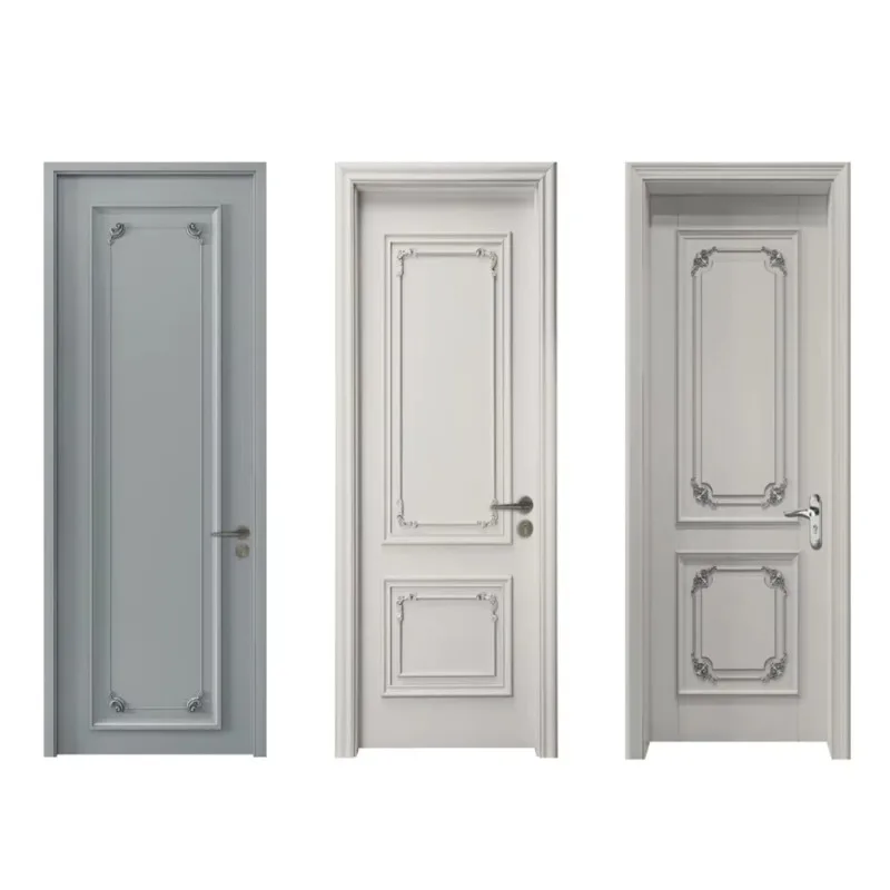 European Carving Classic Indoor Decoration Styles Interior Wooden Doors for House