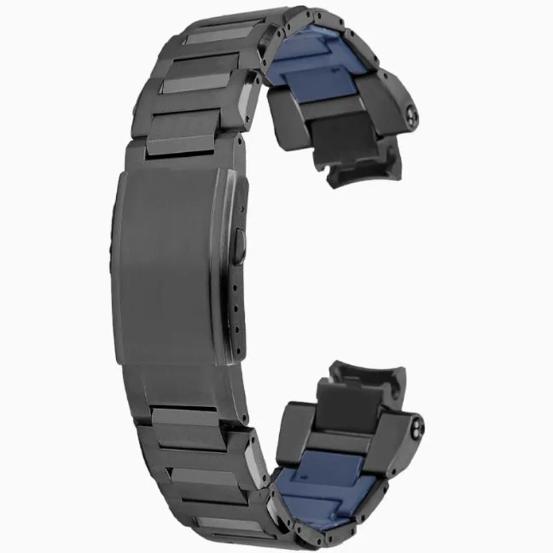 For Casio Black Warrior MTG-B3000 Red Bracelet modified solid stainless steel Watch strap men metal interface Watchband Tool