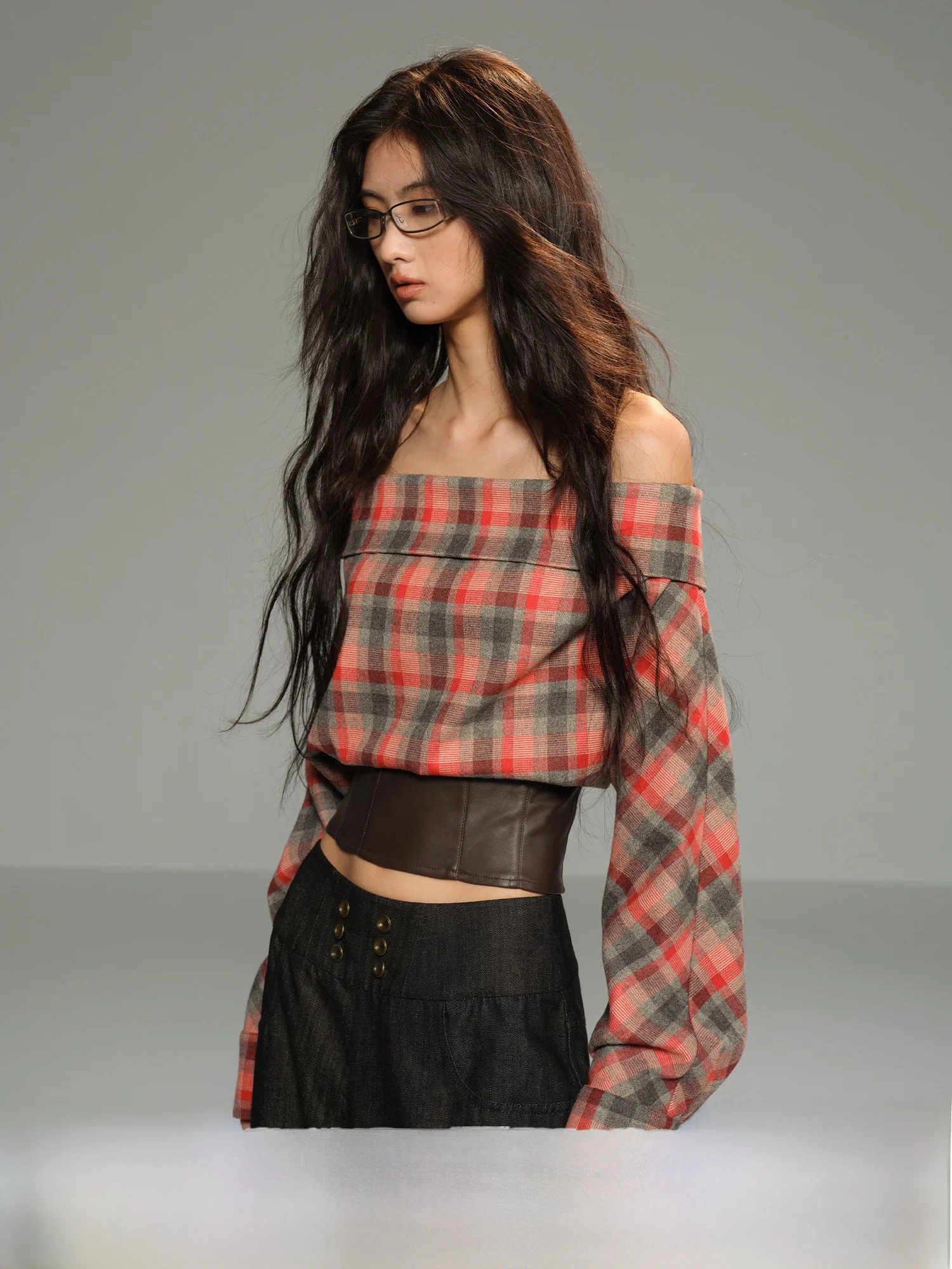 

Lvetong оригинальный дизайн, пикантная футболка Cheered Ne Hanging на одно плечо в стиле пэчворк, тонкая длинная футболка Sve ort, женская уличная футболка...