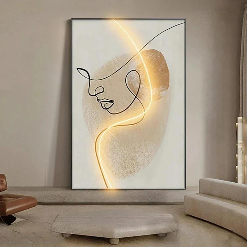 

Modern Abstract Art Led Indoor Color Wall Mounted Light Background Wall Living Room Bedroom Restaurant Home Decoration WallLight