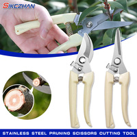 1PC Stainless Steel Pruning Scissors Cutting Multifunctional Flower Tree Branch Bypass Garden Pruner Hand Shear Clipper Tool