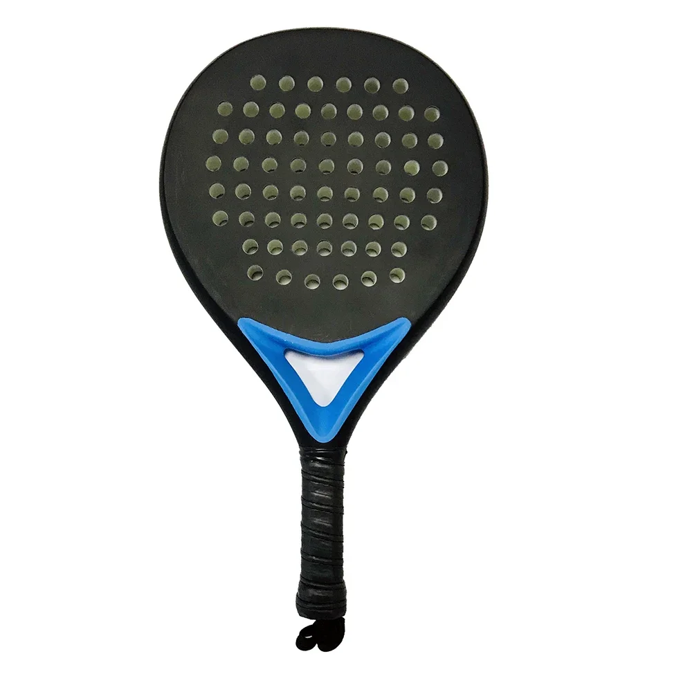 Racquet 2024 New Design Beach Tennis Racket 100% Full Carbon Fiber Head Padel Racket