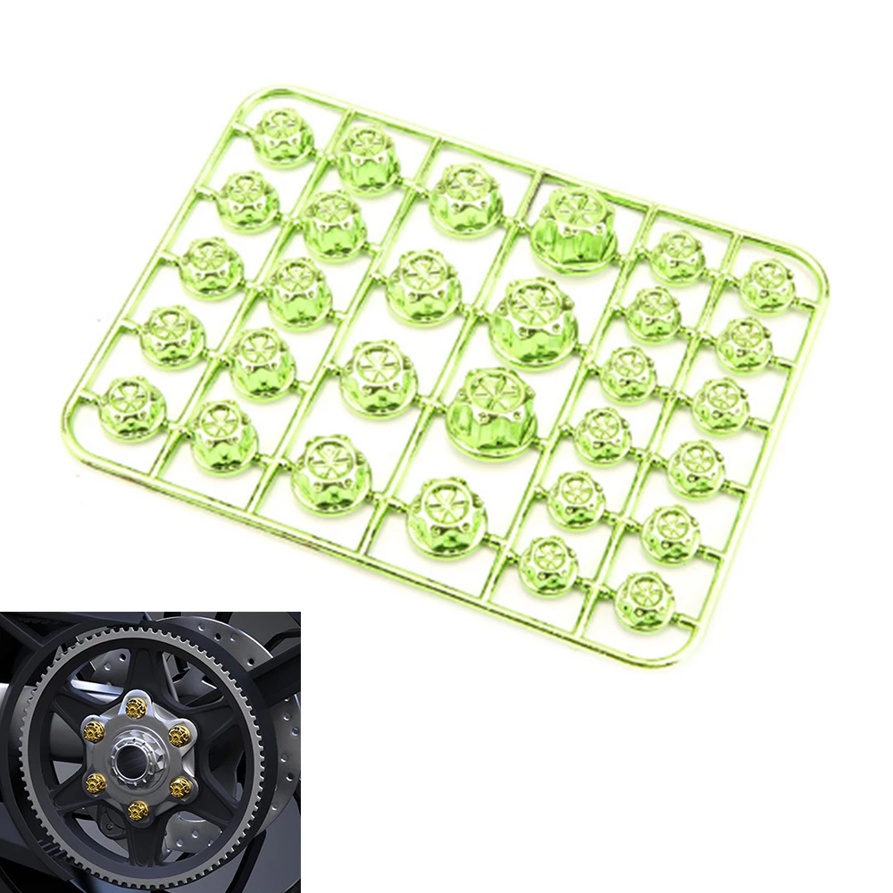 

30PCS Universal Motorcycle Screw Cap Decorative Molding For Kawasaki Ninja 250 300 400 500R 650 650R 1000 H2RZ800 Z900 Z1000