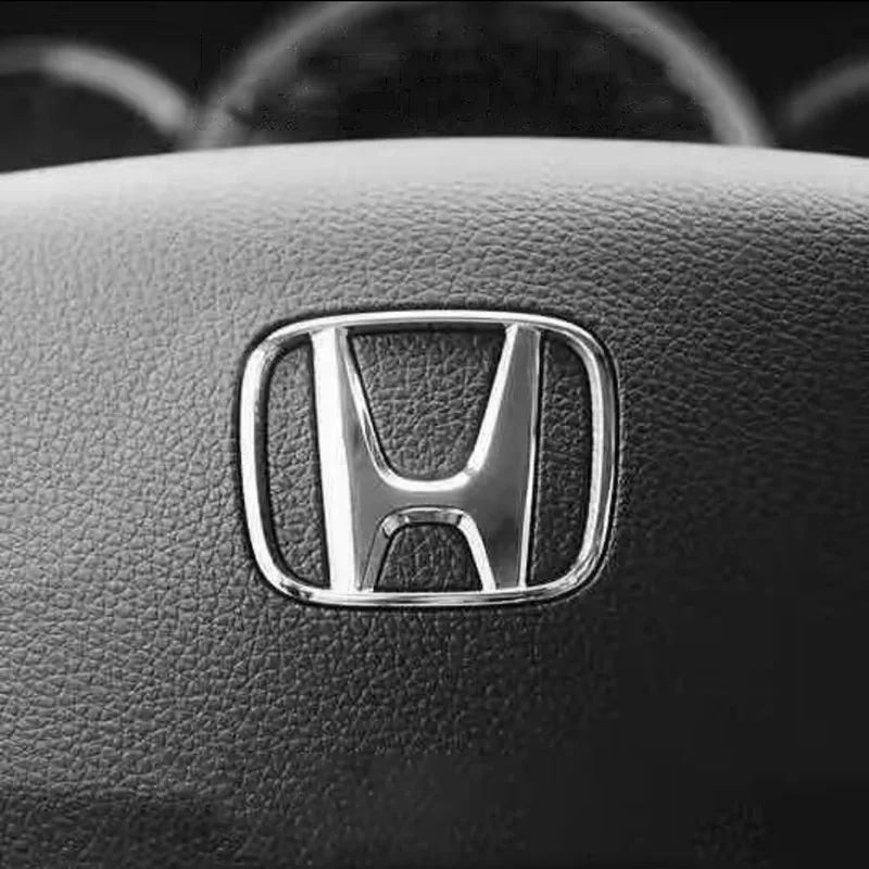 50/53mm ABS volante de coche emblema pegatina accesorios para Honda Civic FIT Accord Prelude CRV 5th City CRZ CRX Jazz HRV Pilot